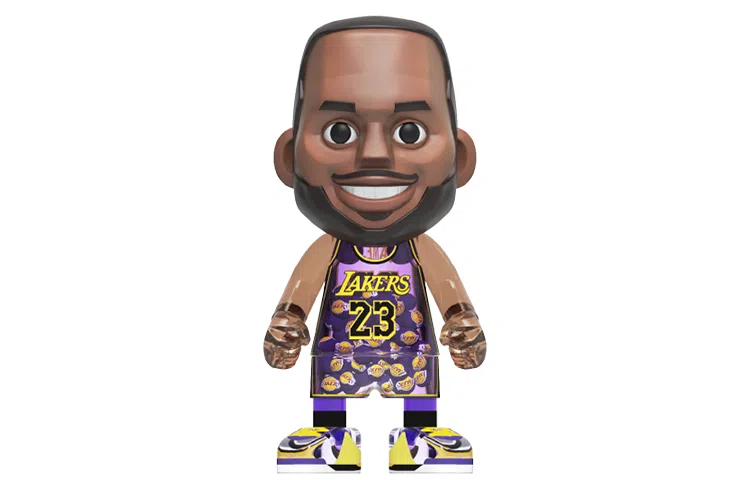 AcePlayer NBA MoneyBall LeBron James 2.0 Purple Jersey Version