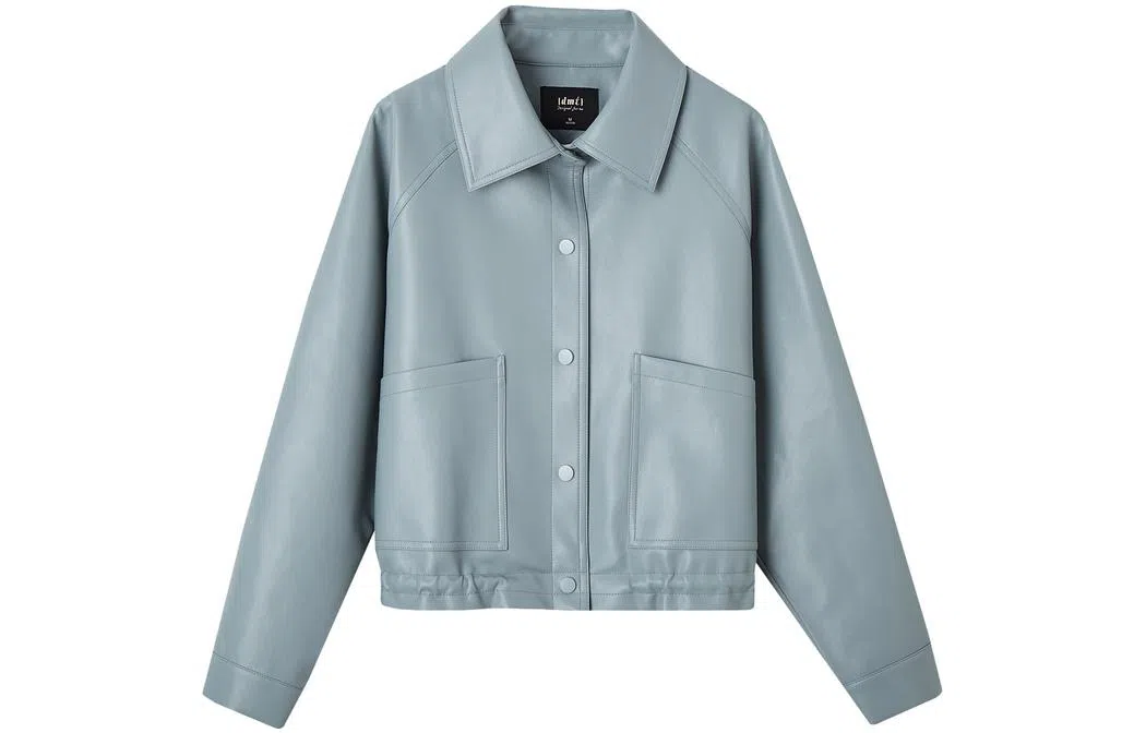 【dme】 纯色单排扣口袋夹克 女款