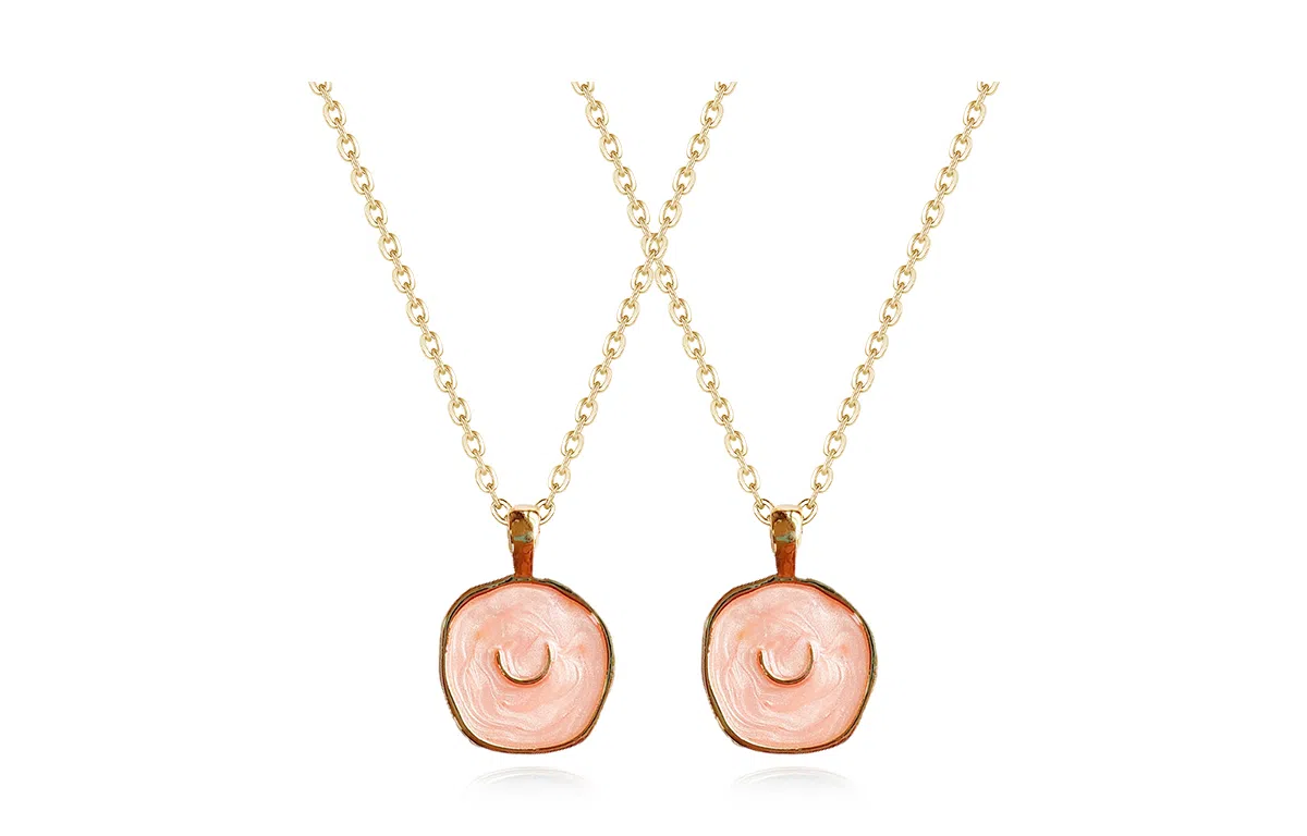 饰伴 月牙星心 轻奢乌托邦小众设计创意 项链 女款