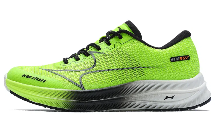 海尔斯 轻影 马拉松 防滑耐磨 低帮 跑步鞋 男女同款 绿黑