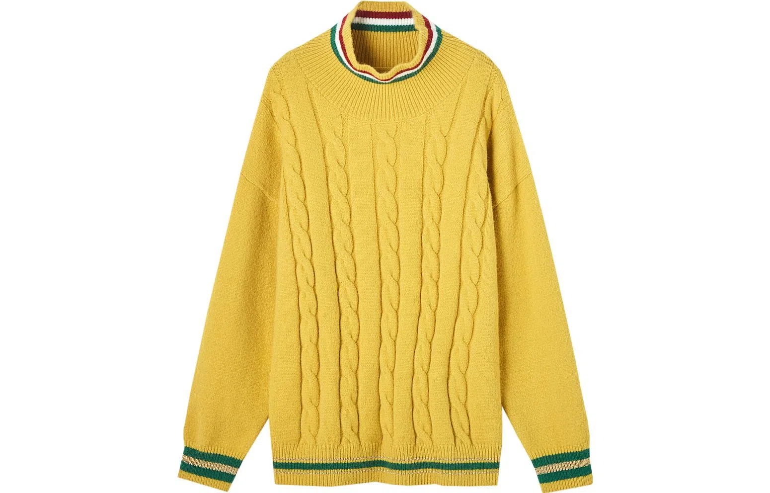 【dme】 套头高领拼色毛衣 女款