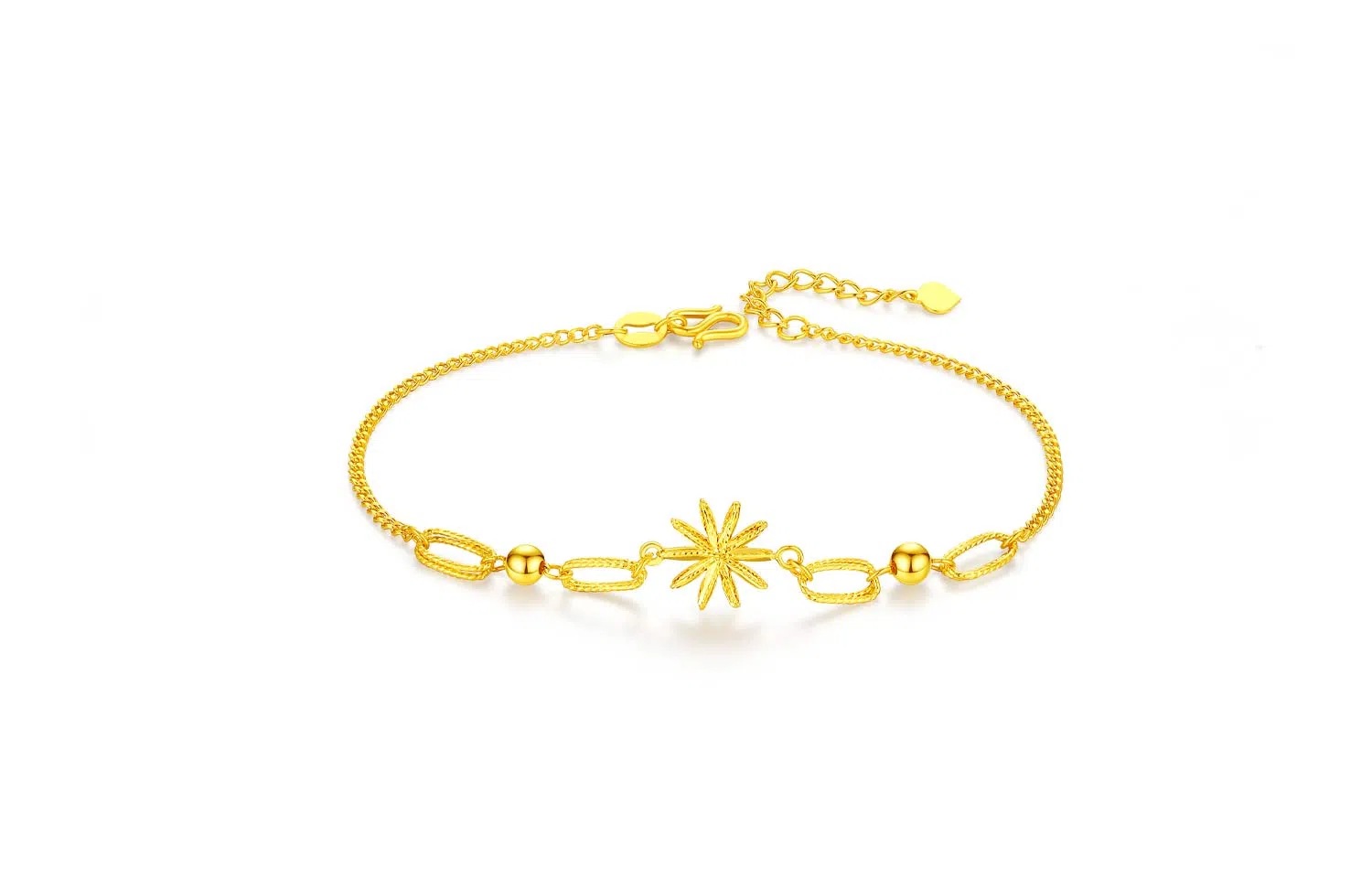 爱恋珠宝 八芒星 气质 个性 黄金 按克计价 手链 女款