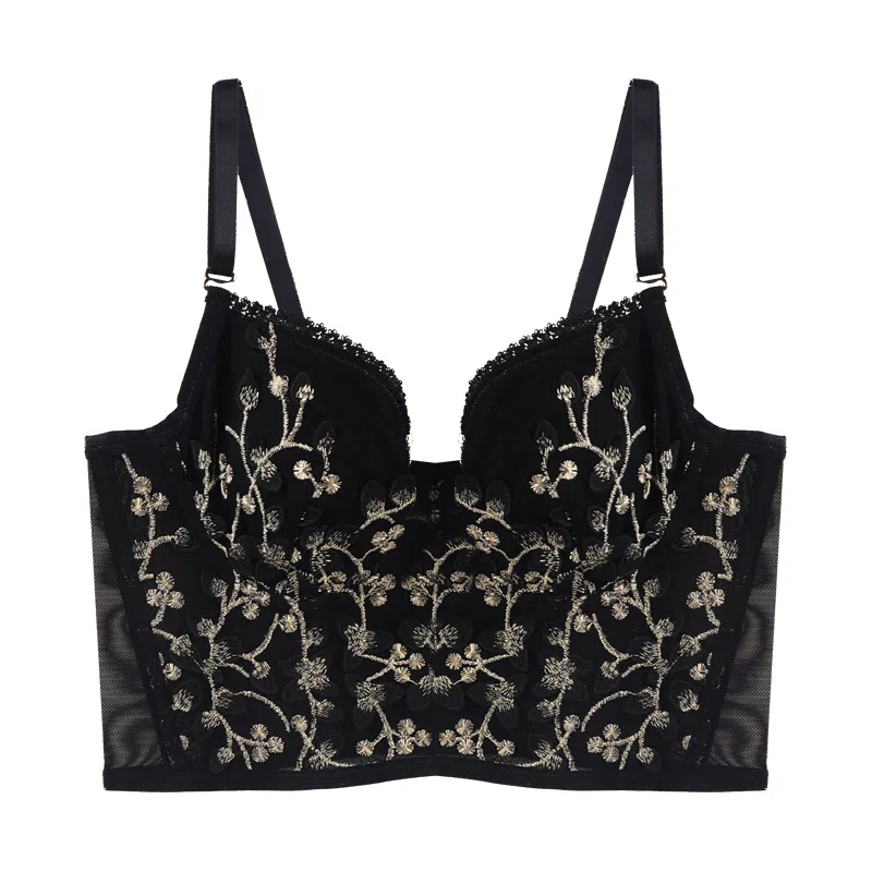 内在密码 刺绣聚拢防下垂文胸薄款文胸
