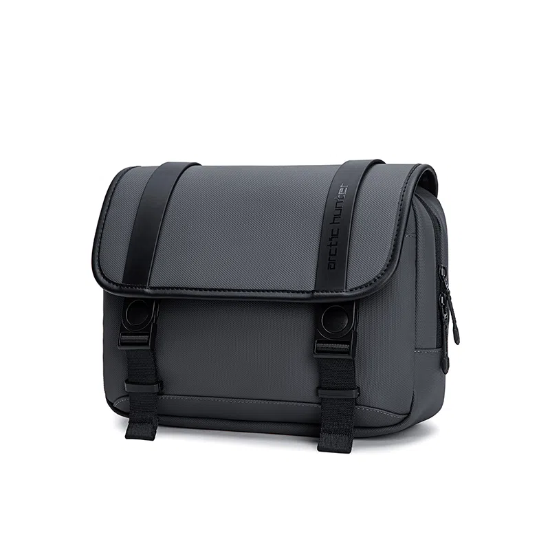 北极猎人 轻奢复古设计经典 涤纶 相机包摄影包 小号 男女同款情侣款 黑色/灰色