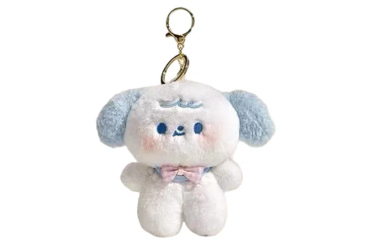 兰妮诗 春秋可爱 小狗墩墩 可爱系列 蓝色粉色 玩偶 毛绒挂件