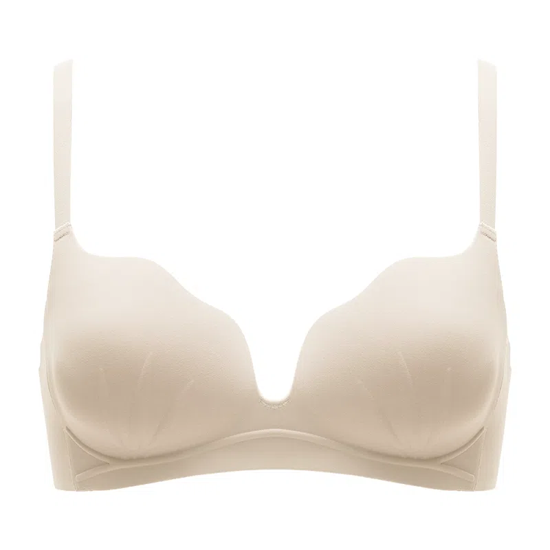 多情猫 舒适轻塑微调内衣 聚拢防下垂收副乳上托胸型 无痕哑光杯面 小胸立体显大文胸罩 无钢圈