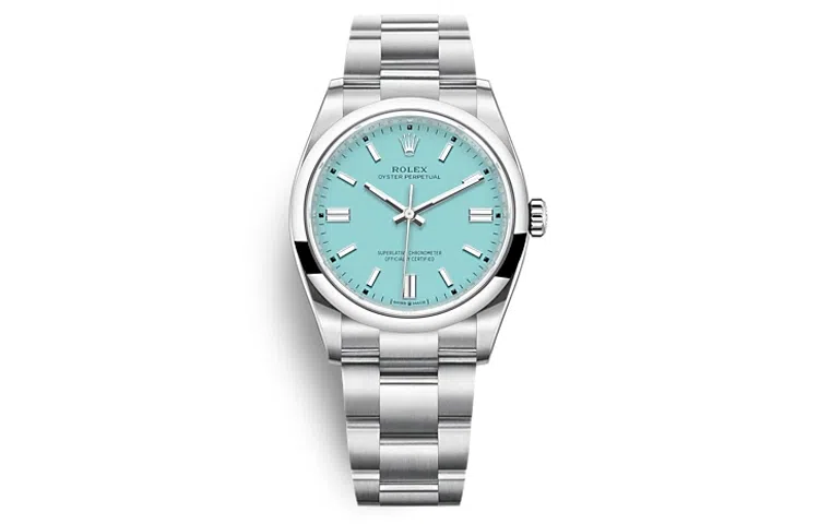 Rolex Oyster Perpetual Tiffany Blue M126000-0006