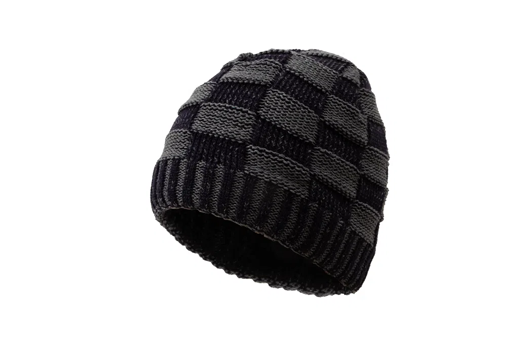 Baijuan Jacquard Fleece Knit Hat