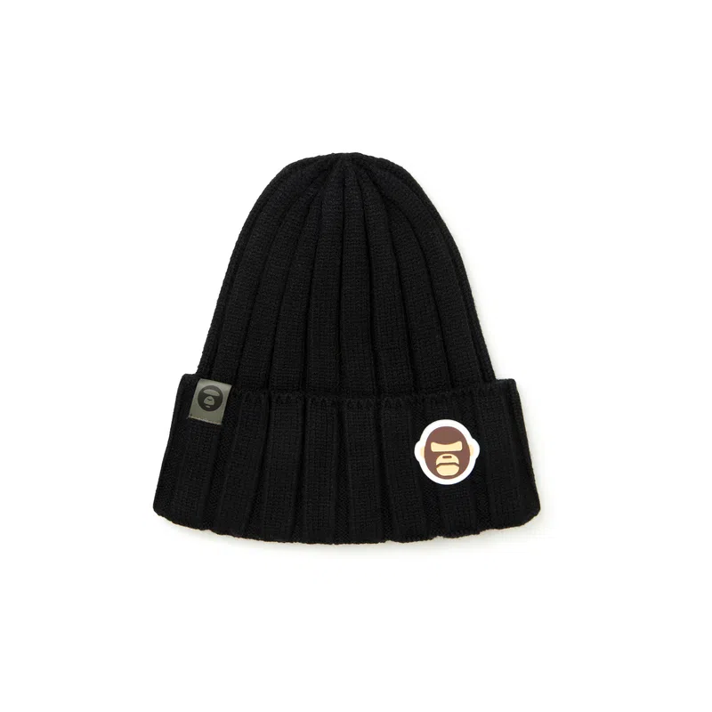 Aape Cartoon Badge Knit Hat
