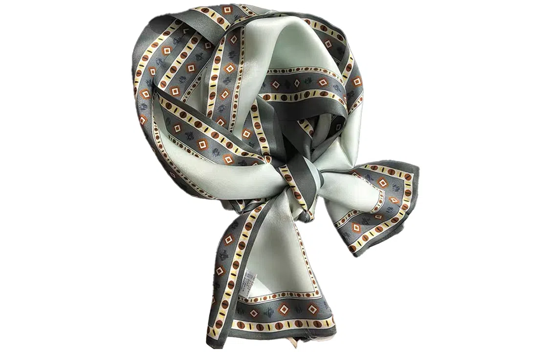 优幽兰 真丝  桑蚕丝长条 杭州丝绸 潮流发带减龄气质穿搭包绑带大牌 丝巾 女款 #礼盒装