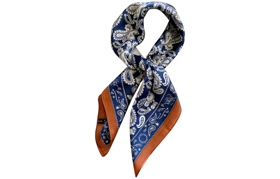 优幽兰 百搭时尚真丝发带发圈飘带小长条丝带搭配衬衫窄领巾韩版衬衣绑包包薄款法式穿搭礼盒装 丝巾 女款