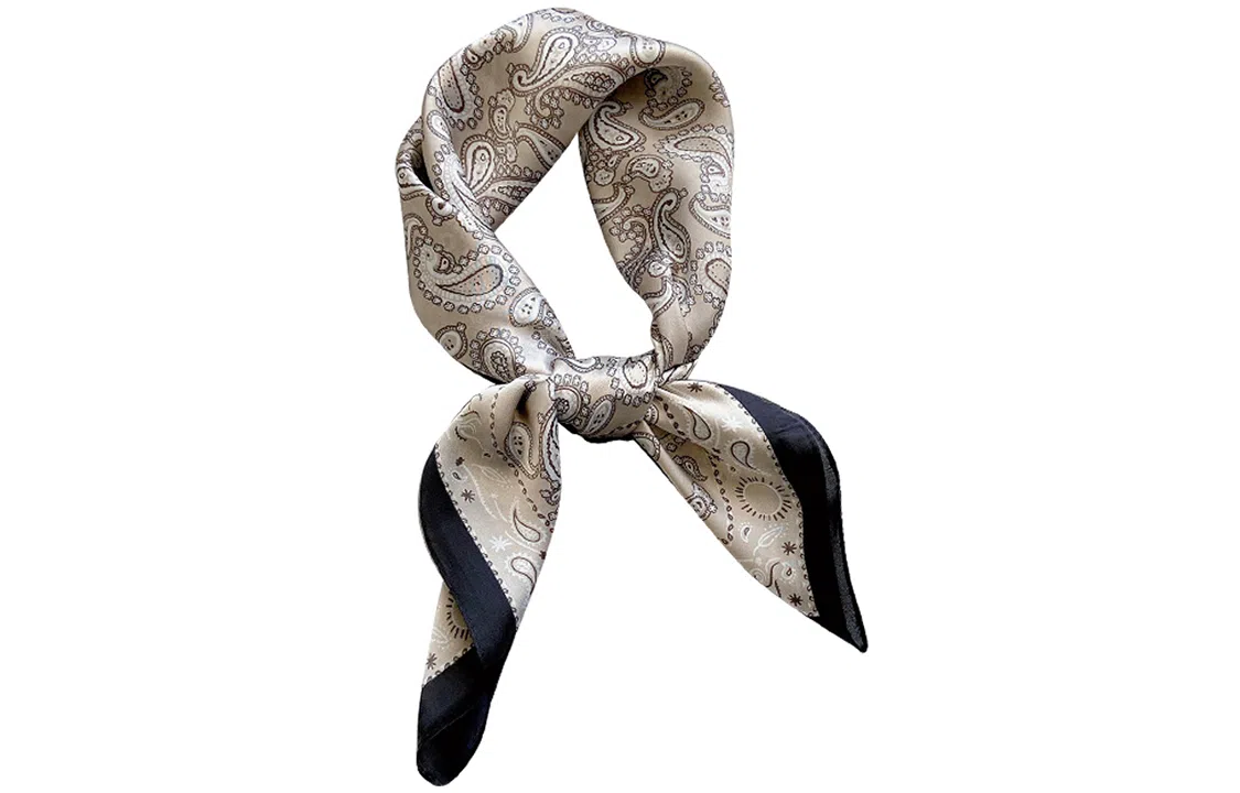 优幽兰 百搭时尚真丝发带发圈飘带小长条丝带搭配衬衫窄领巾韩版衬衣绑包包薄款法式穿搭礼盒装 丝巾 女款