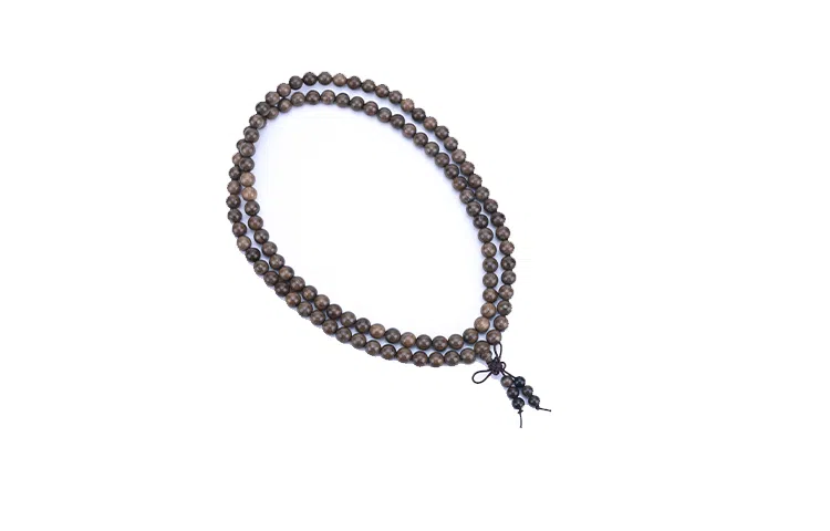 天纵 复古木质佛珠文玩念珠 多圈叠戴 阴沉木 木作手串 通用