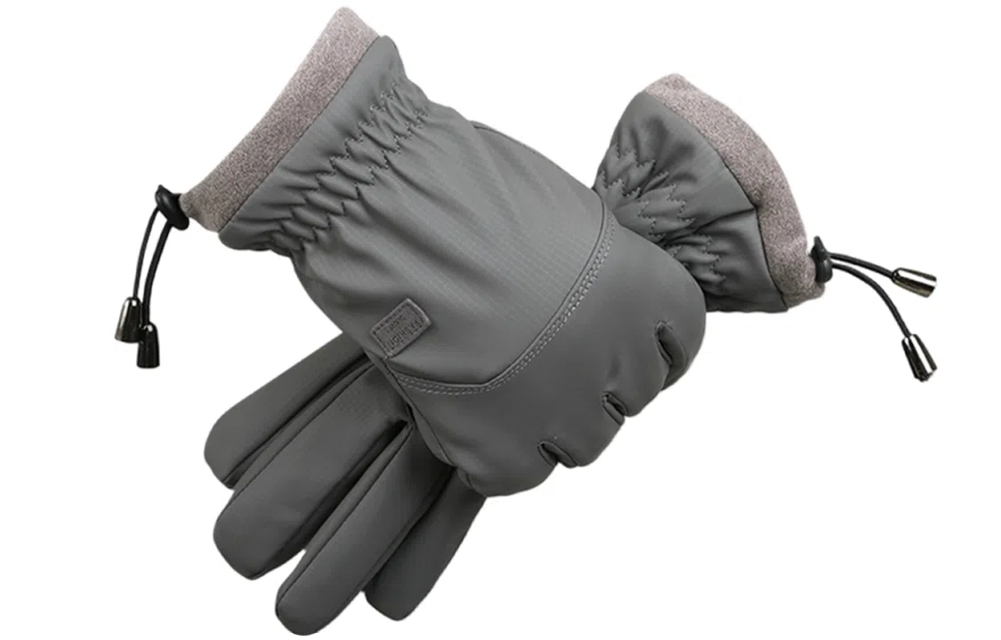 优幽兰 秋冬季加绒加厚潮流防风防寒骑车实用保暖钓鱼 百搭小众 耐用防冻通勤 开车设计感护手 绒线手套 男女同款情侣款