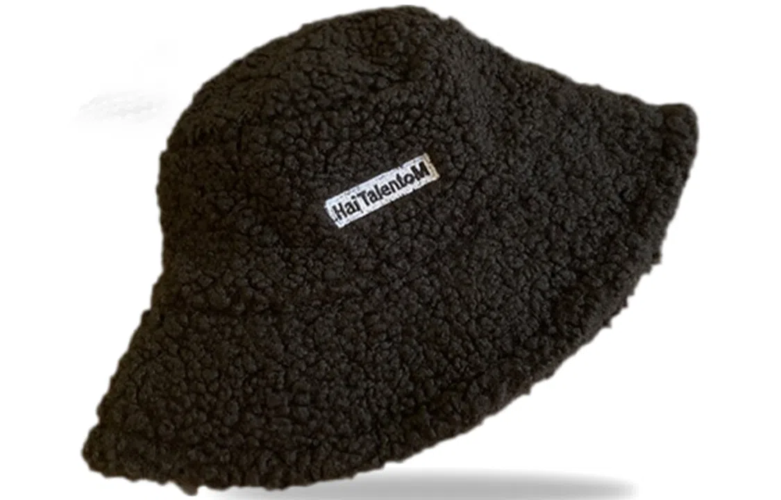 优幽兰 秋冬季新款百搭休闲时尚针织加厚大头围 防风防寒盆帽保暖护耳 渔夫帽 男女同款情侣款