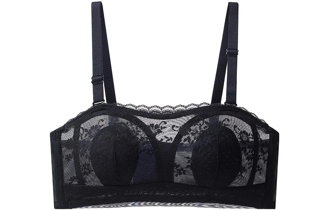 浪莎 植物花卉大胸显小文胸