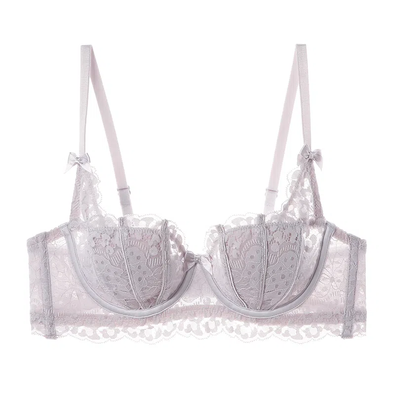 内在密码透气超薄内衣女蕾丝兔耳朵防下垂聚拢胸大显胸小文胸