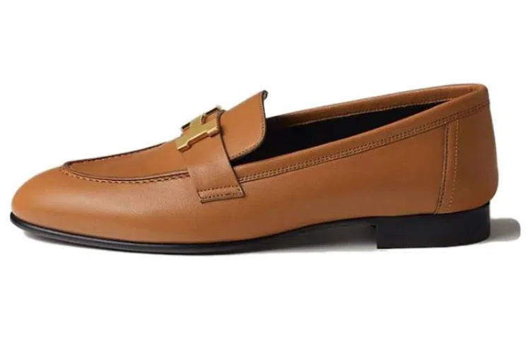 Hermes Loafers Brown