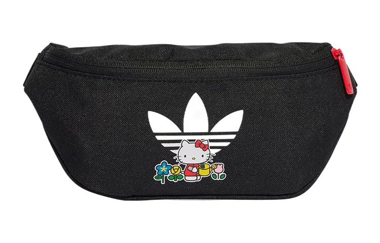 adidas Originals Trefoil Logo Waist Bag Kids Black