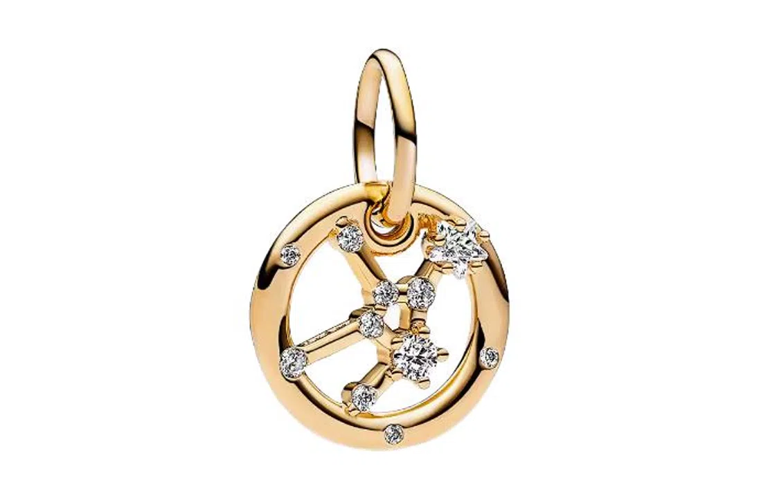 Pandora Zodiac Pendant Gold