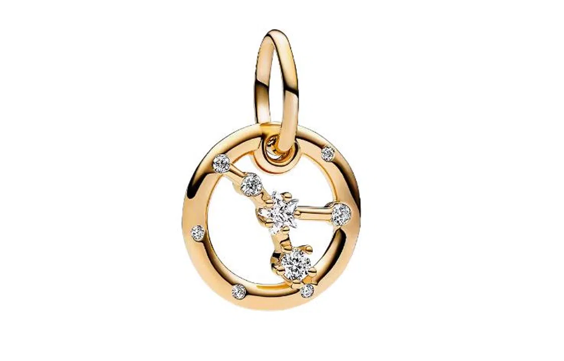 Pandora Zodiac Pendant Gold