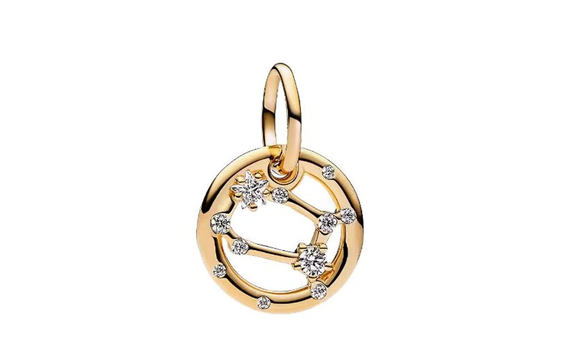 Pandora Zodiac Pendant Gold