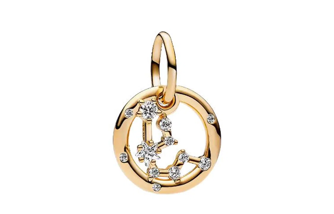Pandora Zodiac Pendant Gold