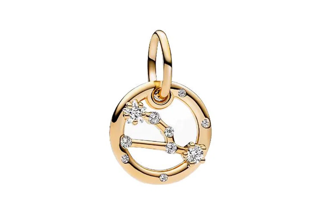 Pandora Zodiac Pendant Gold