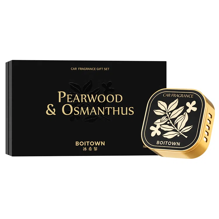 冰希黎 艺术系列车载香水车载香薰香氛 梨木桂花/青柠白茶/岩兰乌龙 特斯拉可用/礼盒装