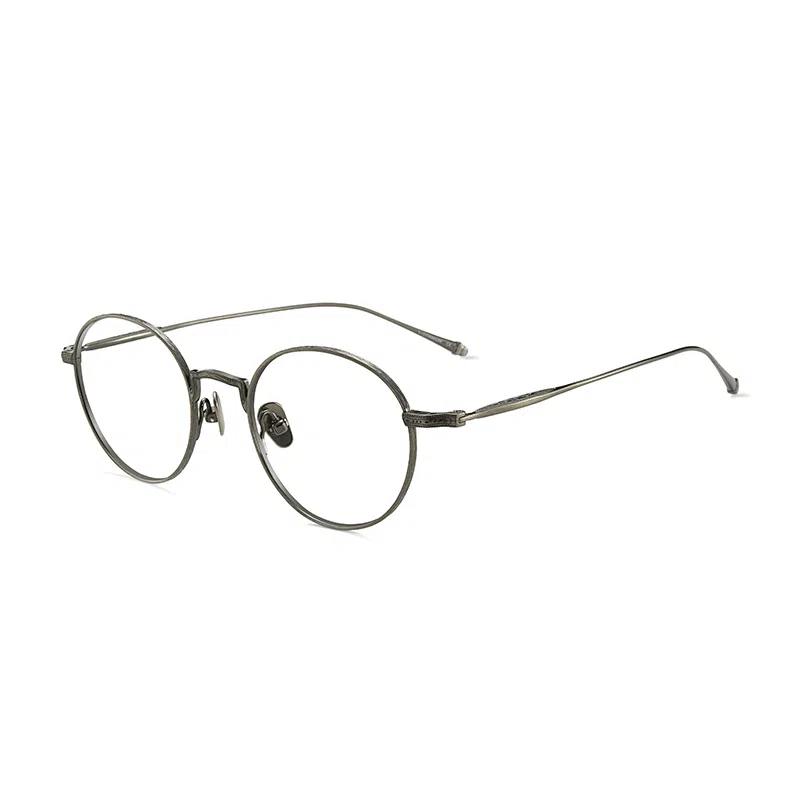【联系客服可配度数】 佐川 复古日系 超轻细边韩版潮 素颜可配近视度数 纯钛 椭圆形 光学镜架 男女同款情侣款