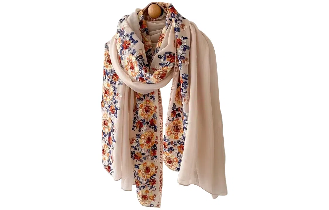 优幽兰 民族风 轻薄高级感 披肩 女款