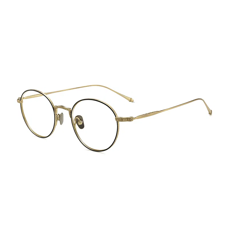 【联系客服可配度数】 佐川 复古日系 超轻细边韩版潮 素颜可配近视度数 纯钛 椭圆形 光学镜架 男女同款情侣款