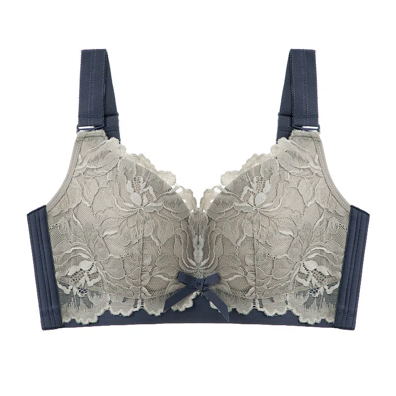 千奈美 大胸显小胸薄款全罩杯无钢圈防下垂收副乳文胸