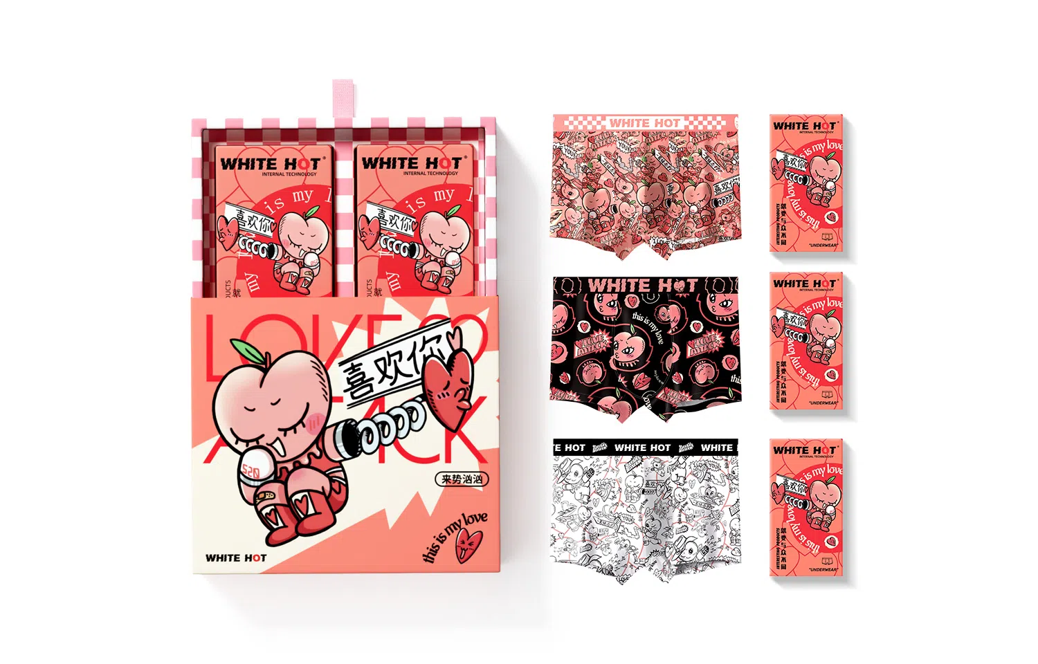 WHITE HOT peach attack