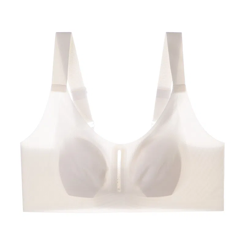 内在密码 透气兔耳杯内衣女大胸显小全罩杯无痕大码收副乳薄款文胸