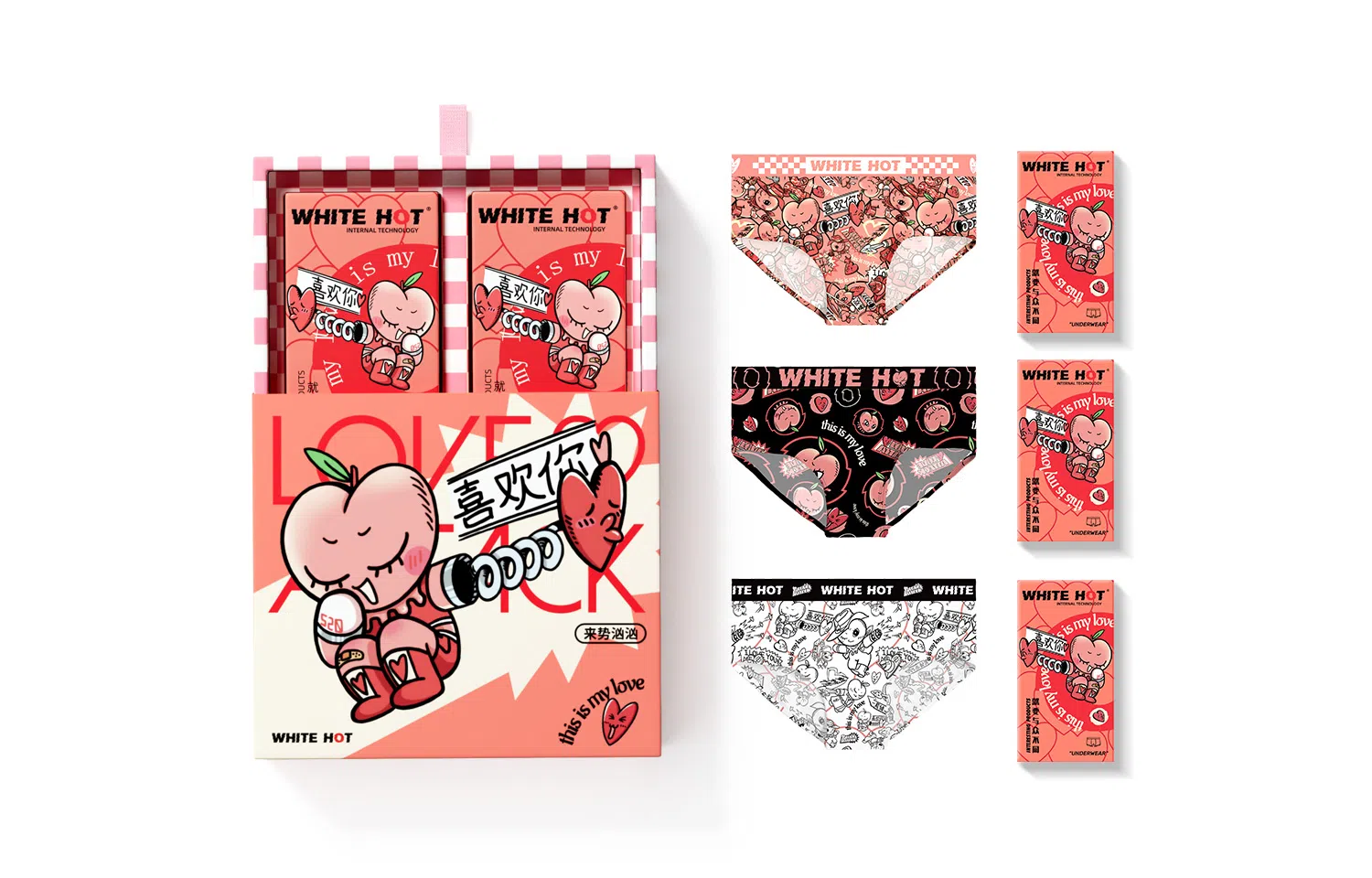 WHITE HOT x peach attack