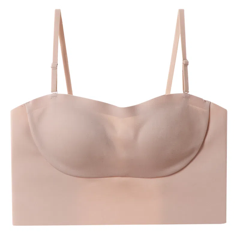 内在密码 小胸聚拢交叉美背内衣女背心吊带一体式文胸薄款无痕运动文胸
