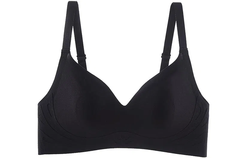 浪莎 纯色聚拢运动背心式文胸