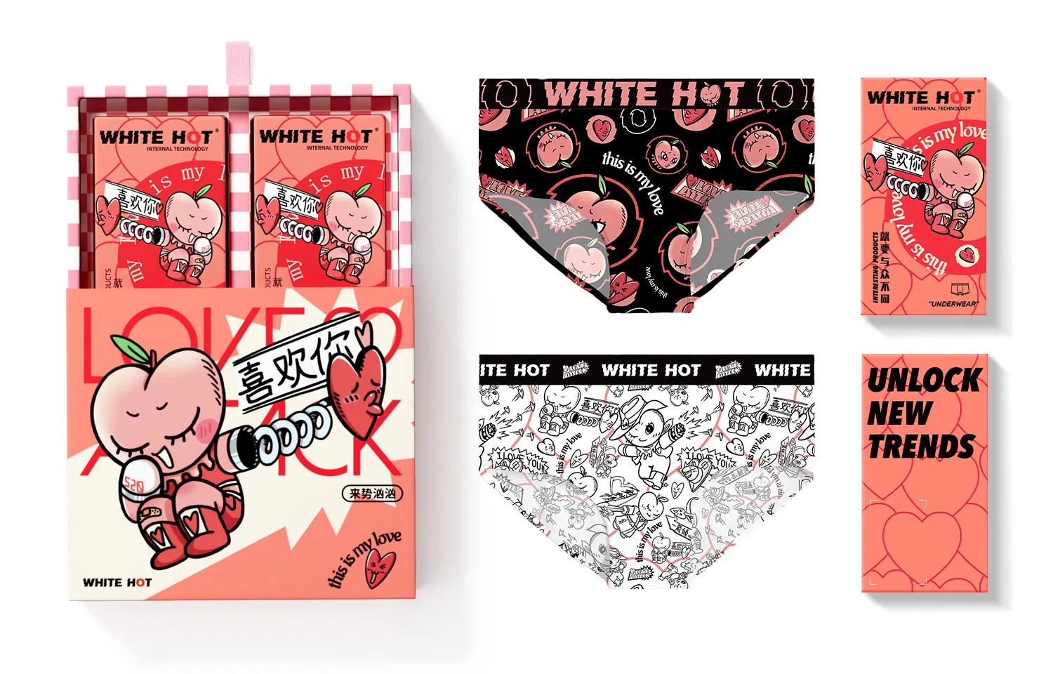 WHITE HOT x peach attack
