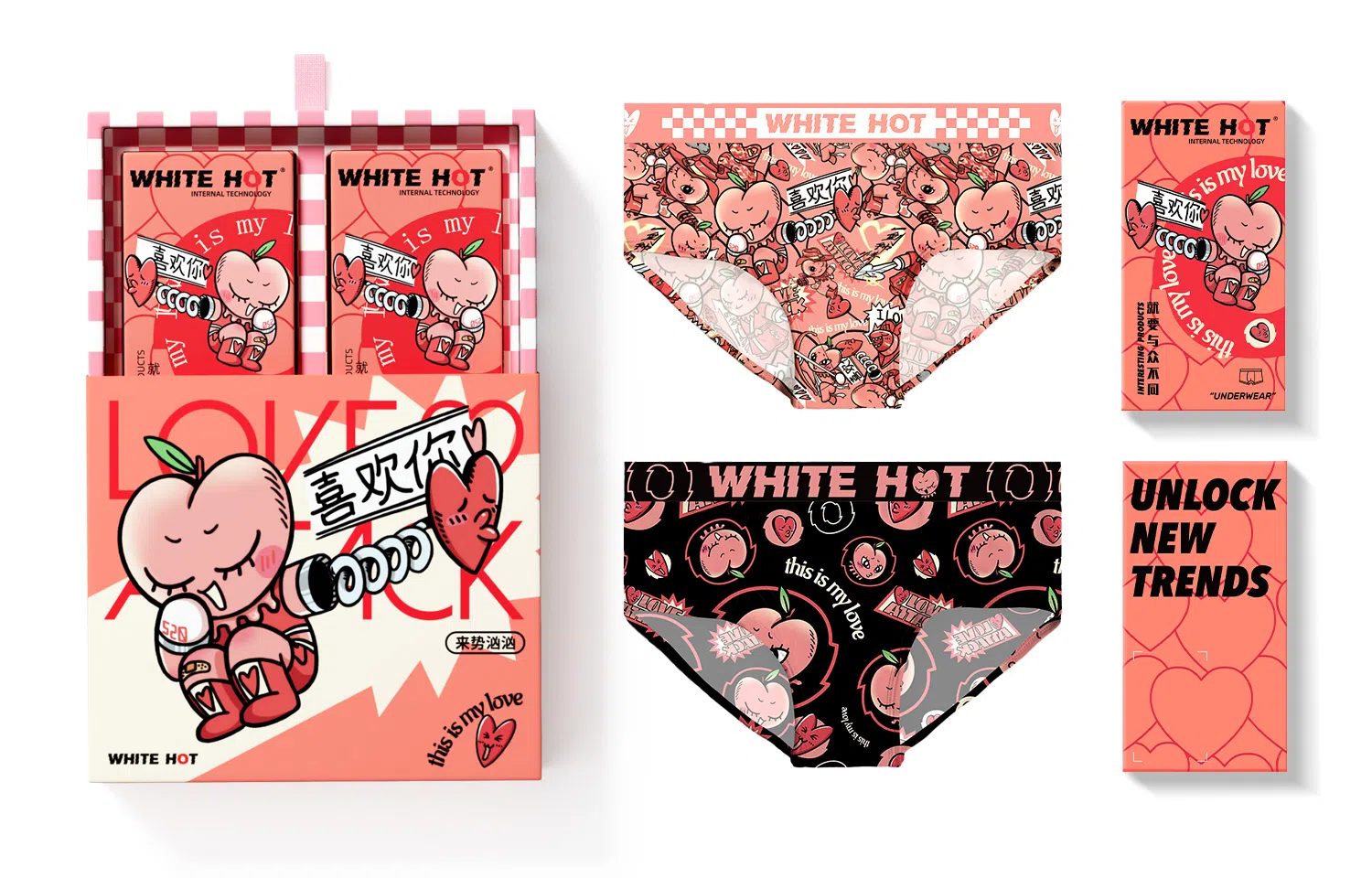 WHITE HOT x peach attack