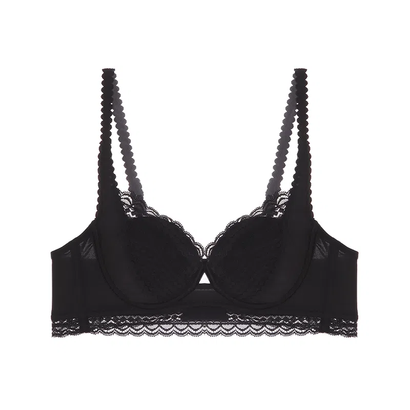 内在密码 薄款大胸显小胸显瘦收副乳防下垂法式纯欲性感蕾丝聚拢文胸