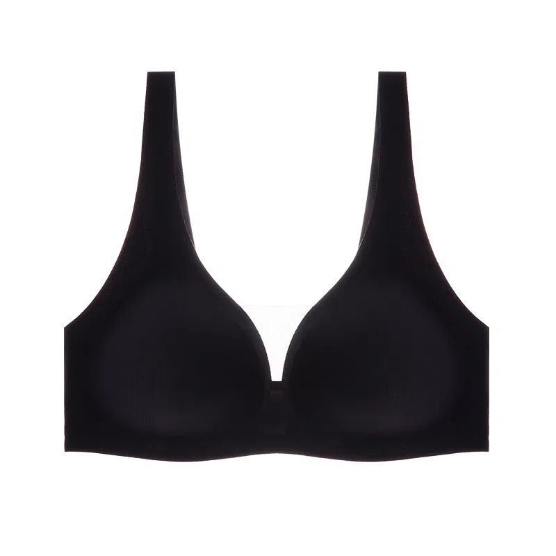 内在密码 透气内衣女聚拢小胸固定不空杯无痕无钢圈收副乳防下垂薄款文胸