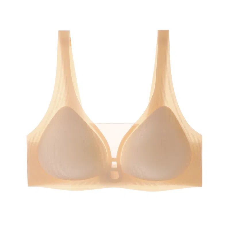 内在密码 透气内衣女聚拢小胸固定不空杯无痕无钢圈收副乳防下垂薄款文胸