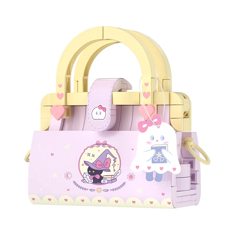 未及 创意系列 迷你包包 软萌喵喵包包 积木 礼物送男朋友女朋友