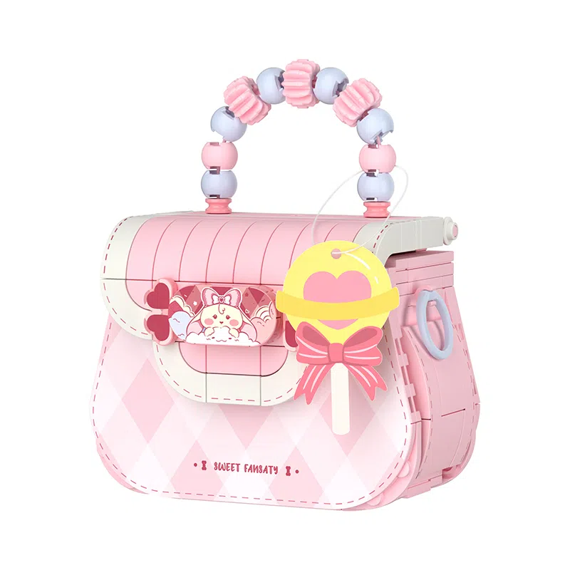 未及 创意系列 迷你包包 软萌喵喵包包 积木 礼物送男朋友女朋友