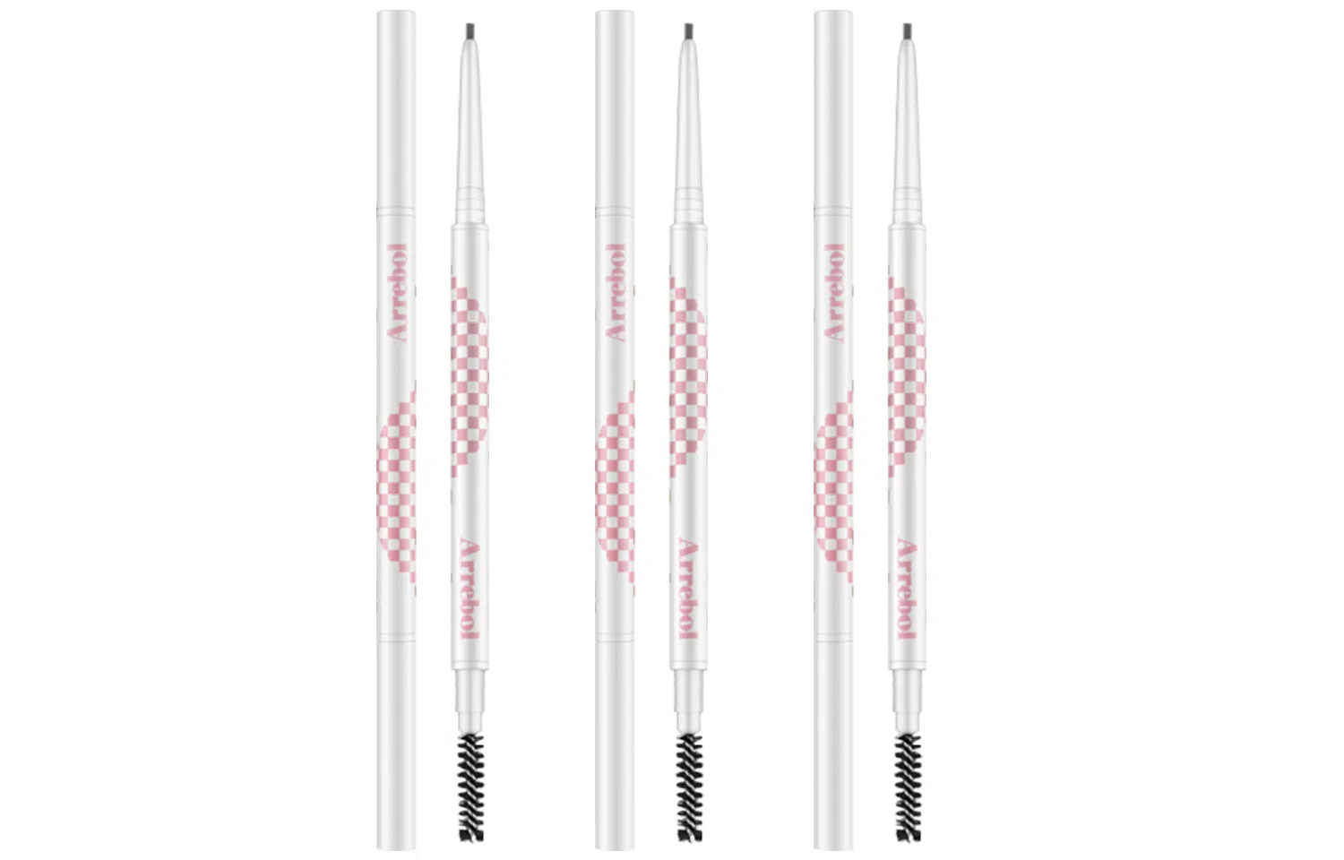 桃又野 极细塑形眉粉笔眉笔防水持久不脱色晕染防汗灰棕色