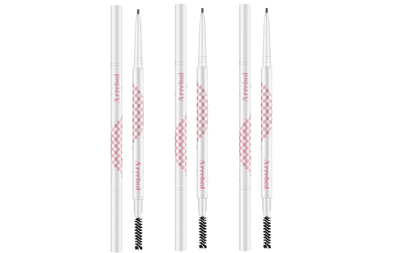 桃又野 极细塑形眉粉笔眉笔防水持久不脱色晕染防汗灰棕色