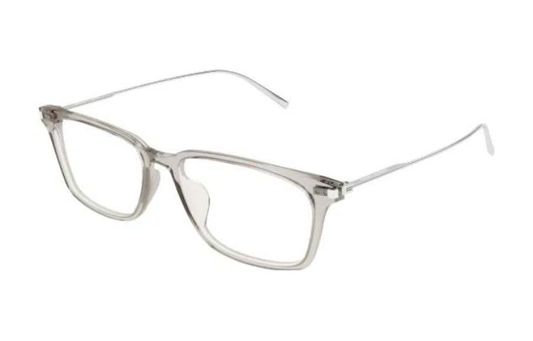 Saint Laurent Rectangular Optical Frame Silver