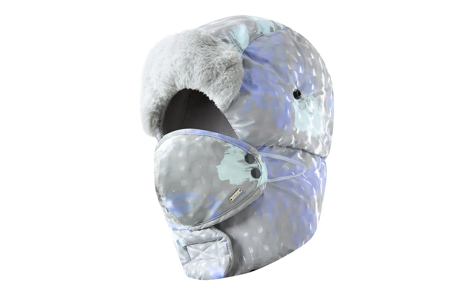 匹克 户外登山保暖防寒面罩加绒加厚 雷锋帽 男女同款情侣款