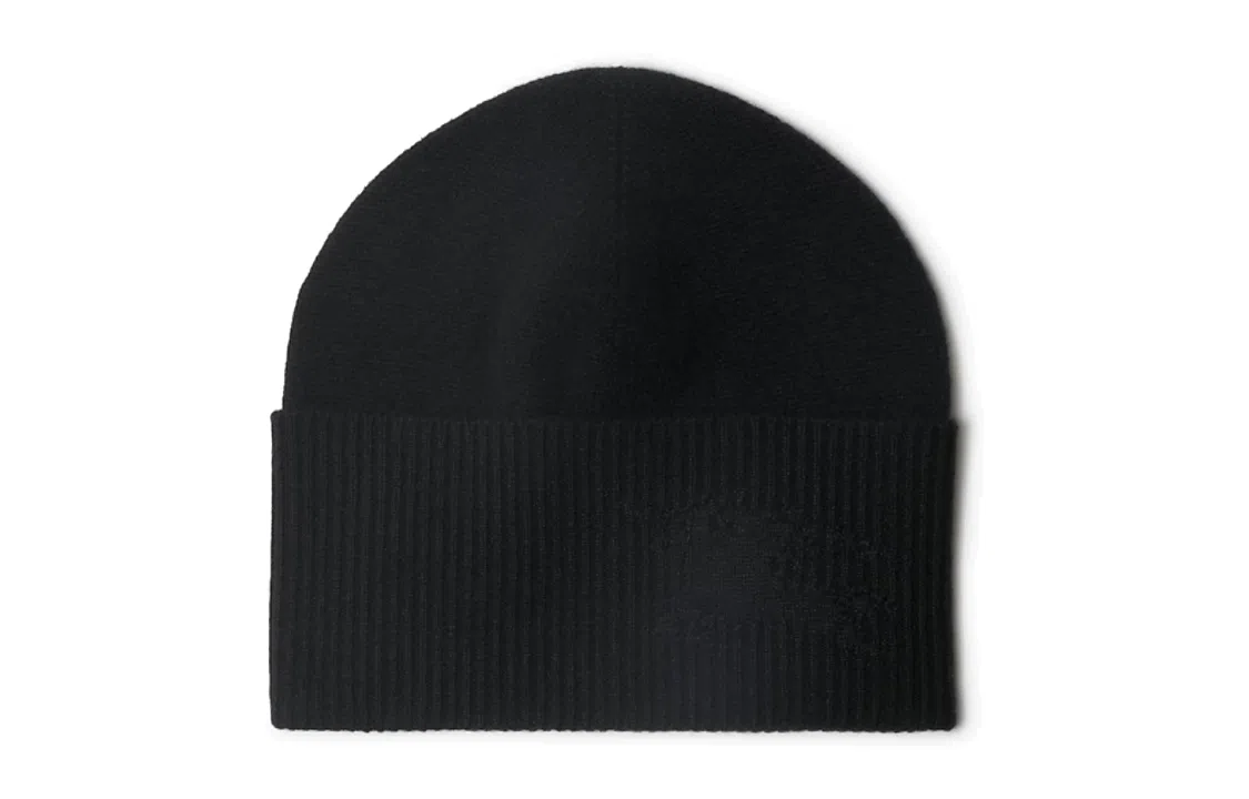 Burberry Equestrian Knight Logo Beanie Black